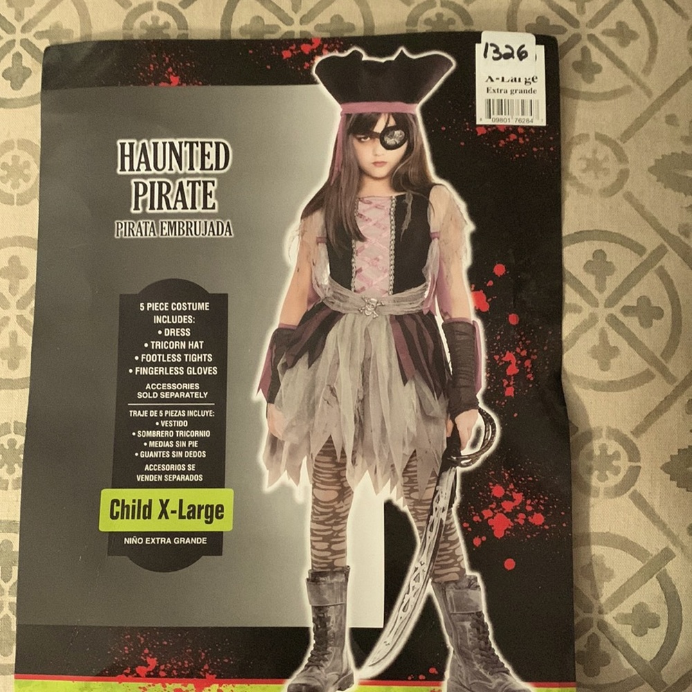 Amscan Haunted Pirate child costume